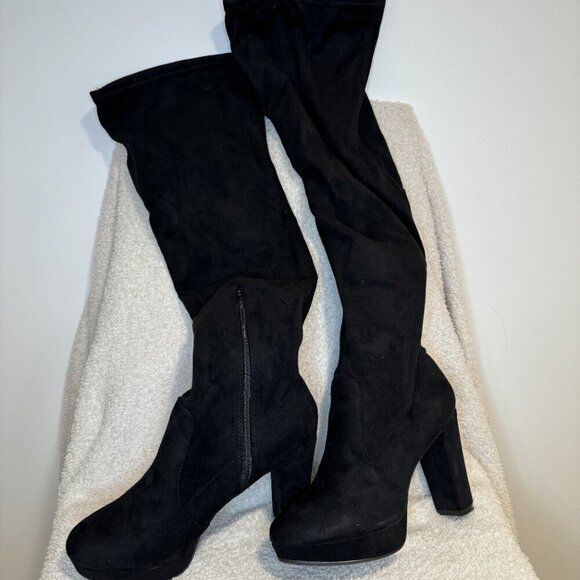 BAR III Night Platform Over-The-Knee Boots - Picture 2 of 2